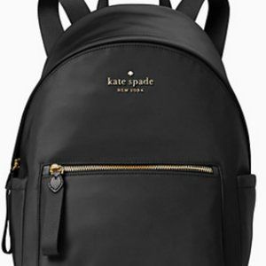 Kate Spade Chelsea Nylon Black Medium Backpack